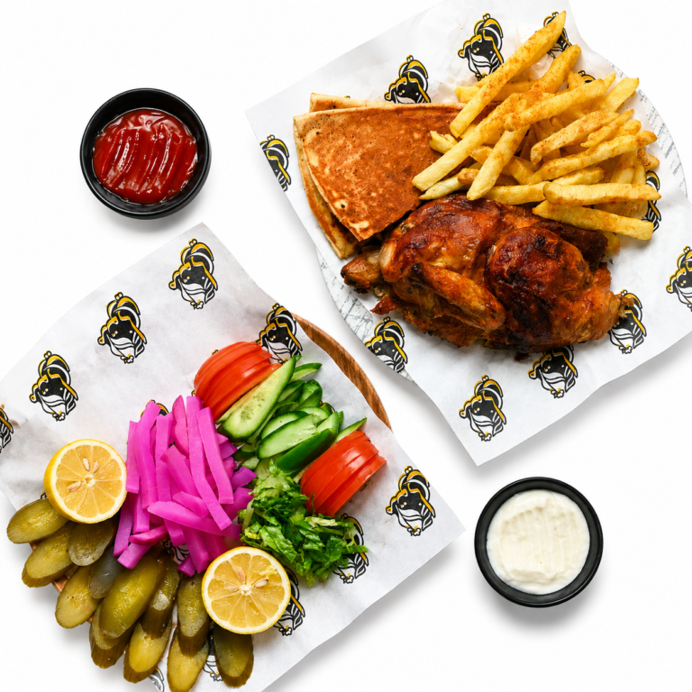 نص فروج طاولة